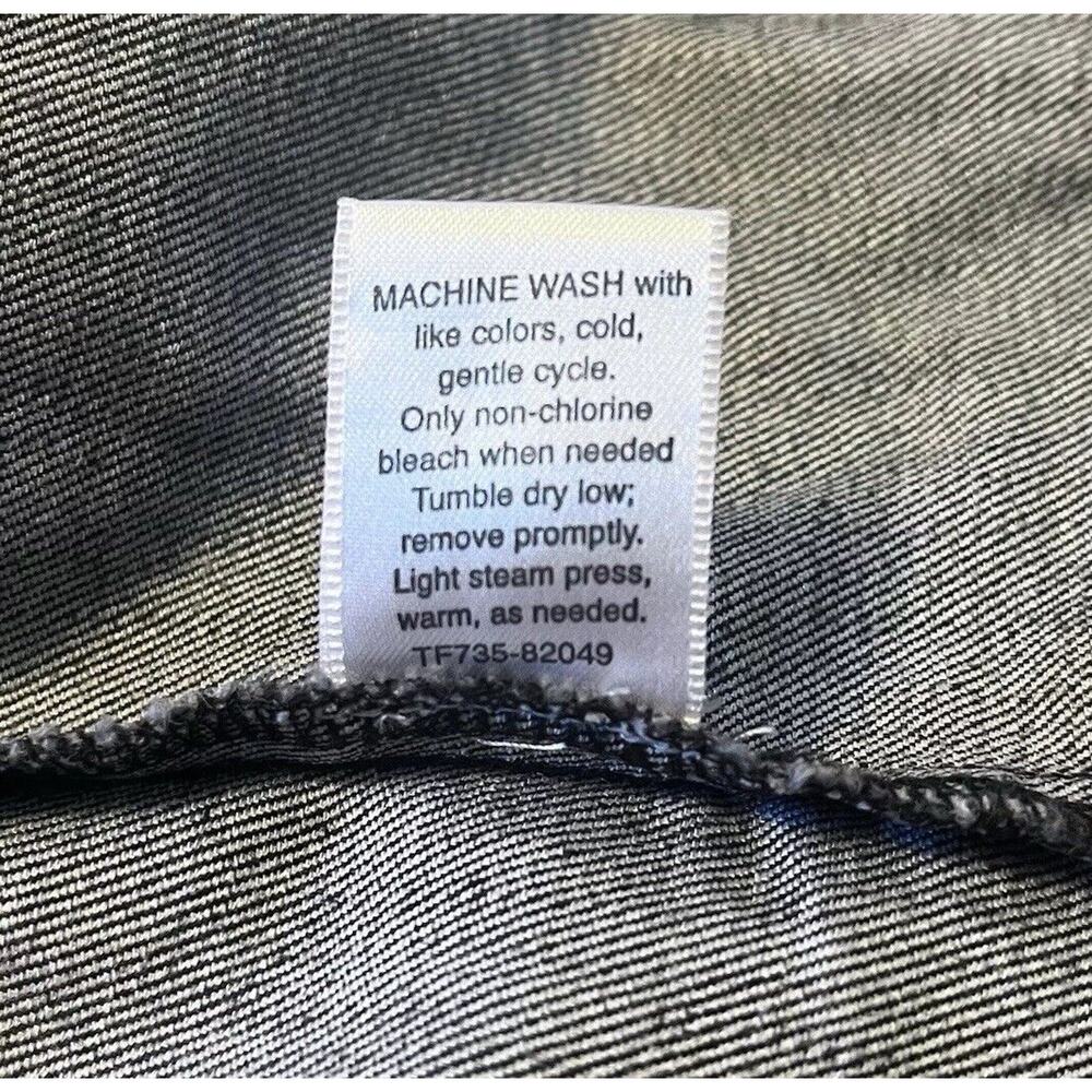 Pendleton Black Jean Jacket Button Denim Cotton B… - image 8